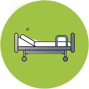 اسرة ومراتب طبية